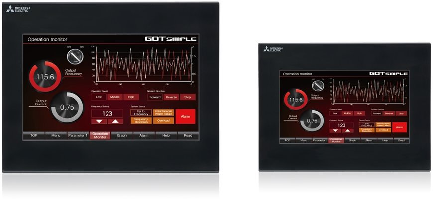 New SIMPLE Series Graphic Operation Terminals from Mitsubishi Electric Facilitate Remote Access